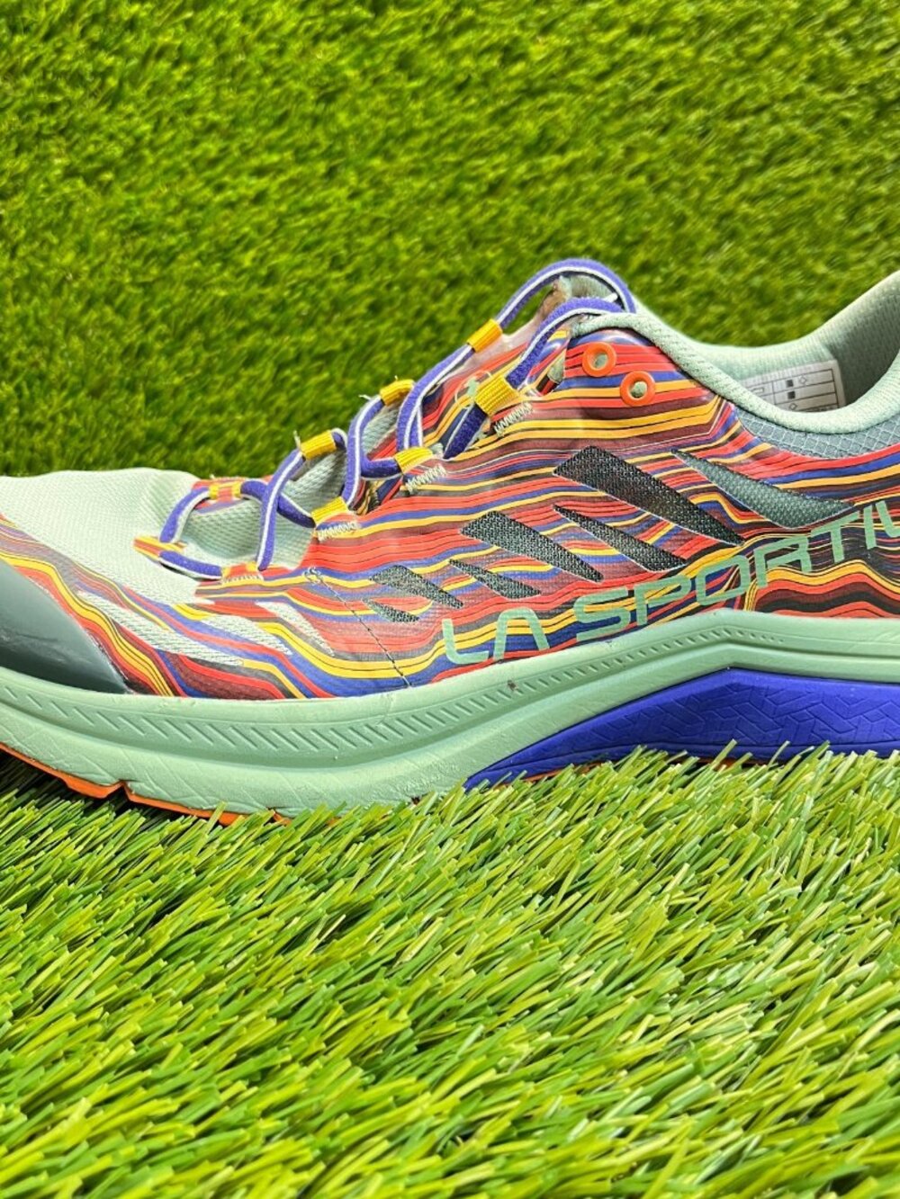 La Sportiva X Janji Jackal II Mens Size 9 Green Athletic Running Shoes Sneakers - Picture 3 of 10